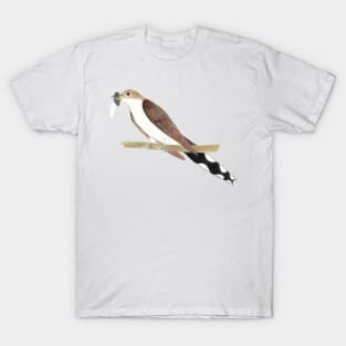 Yellow-Billed Cuckoo Watercolor Painting T-Shirt